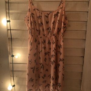 NWT Gap Pink Abstract Cami Fit and Flare Dress